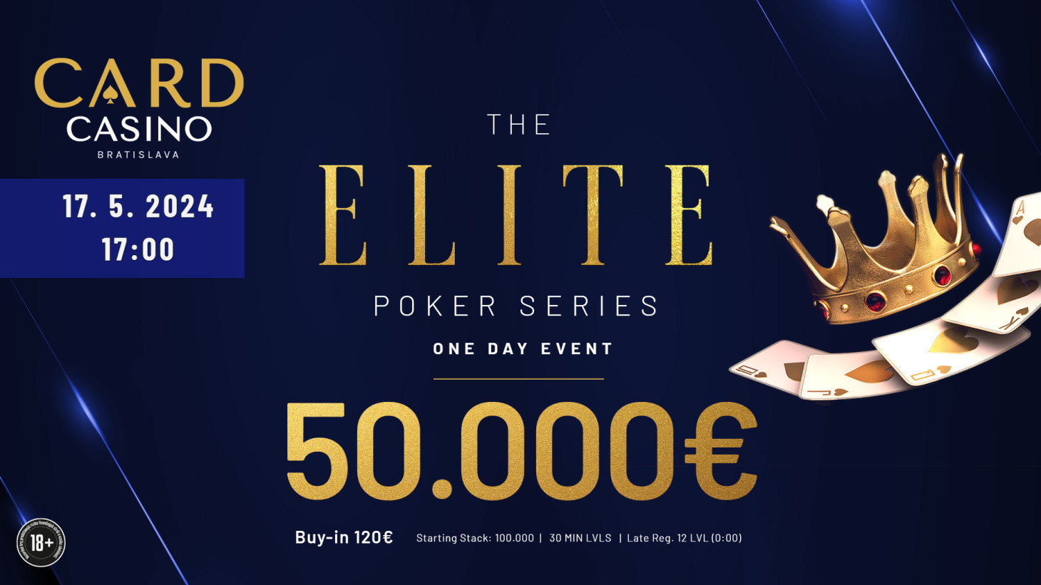 Ďalší diel ELITE. Týždňu jednodňoviek kraľuje turnaj s 50.000€ GTD