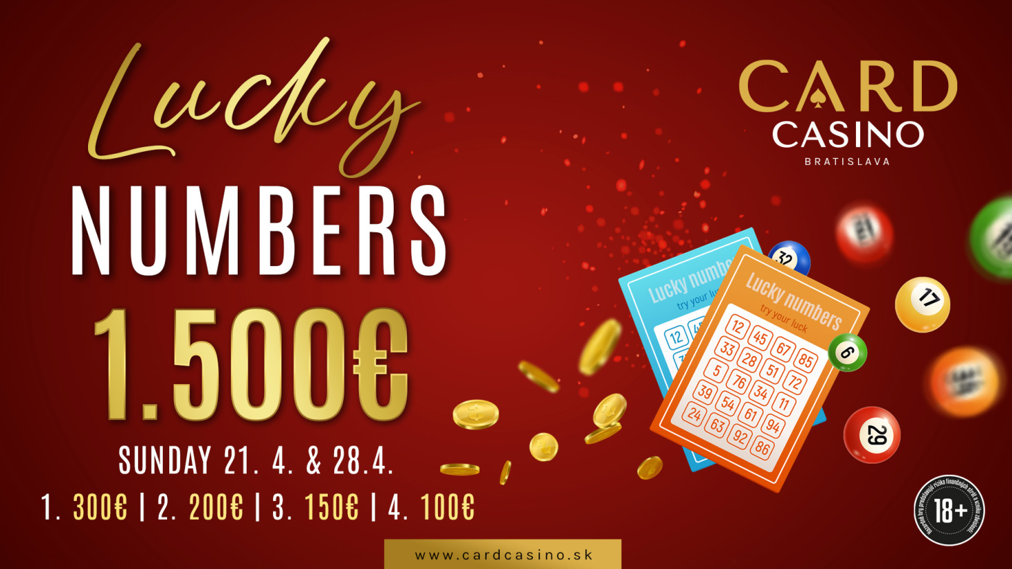 Sundays belong to Lucky numbers! Playing for beautiful prizes