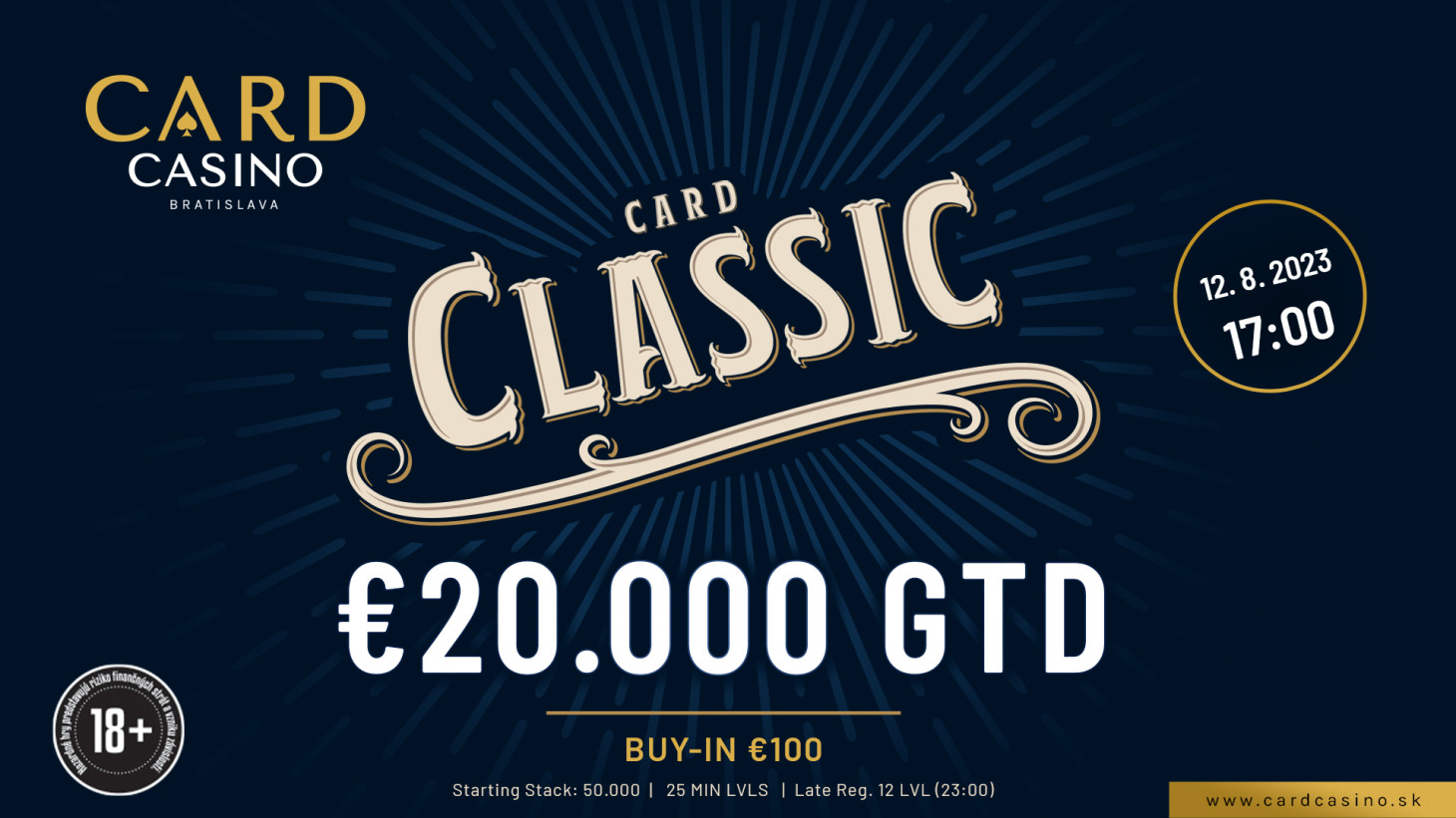 After the festival of one-day-tournaments. PLO, Big Stack and Card Classic