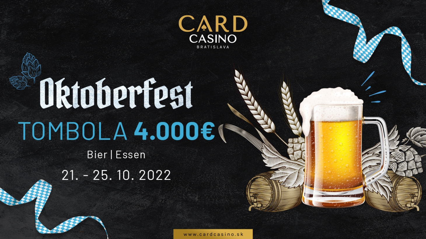 Genießen Sie das Oktoberfest im Casino mit einer reichhaltigen Tombola und gastronomischen Erlebnissen