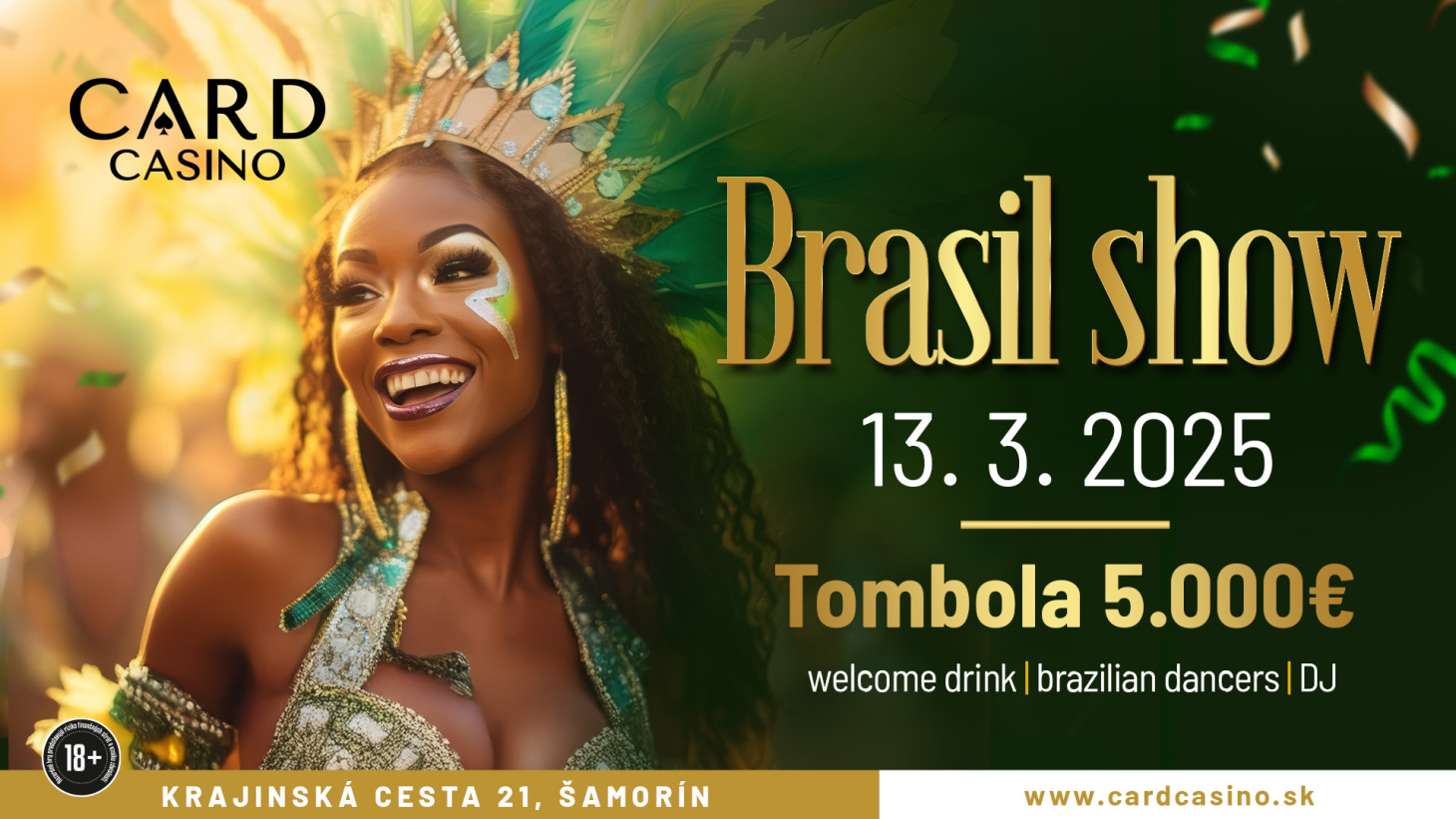 Come and have fun and enjoy the tombola at the Brasil show