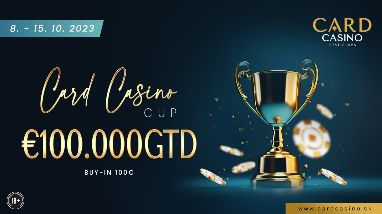 V októbri sa rozohrá Card Casino Cup o 100.000€