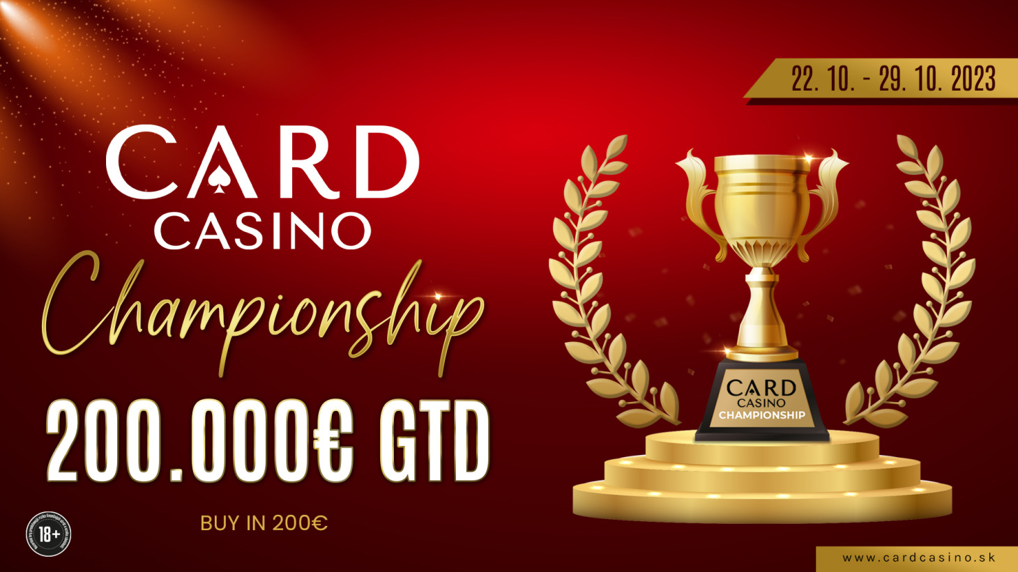 Get ready for the €200,000 GTD Card Casino Championship