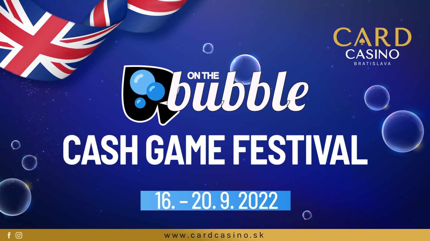 V septembri privíta Card Casino cashový festival On the bubble