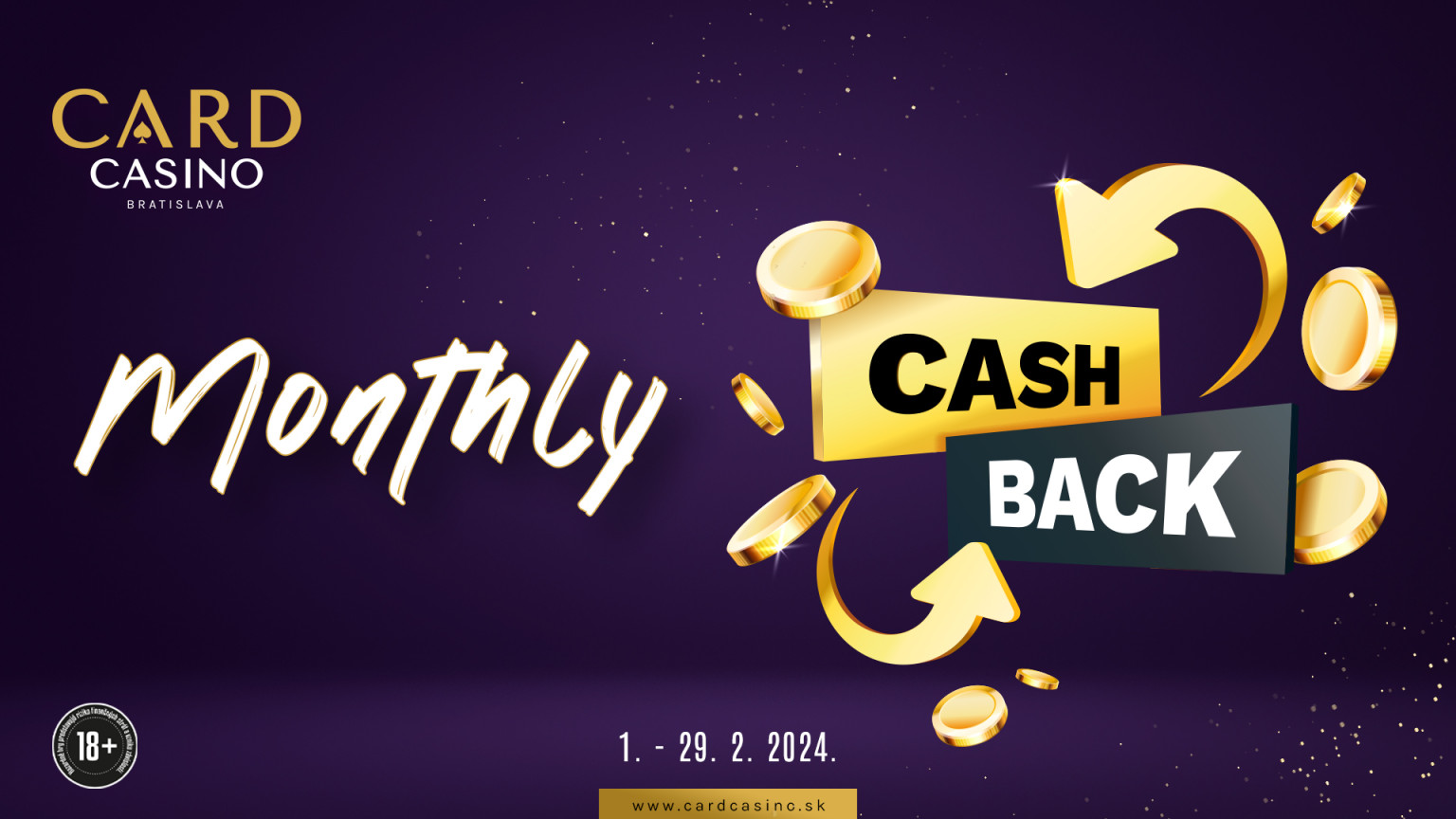 Spielen Sie Cash Game in CARD mit Cashback des Monats.