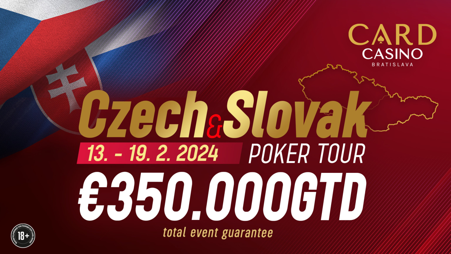 Card Casino begrüßt die Czech&Slovak Poker Tour mit €350.000 GTD