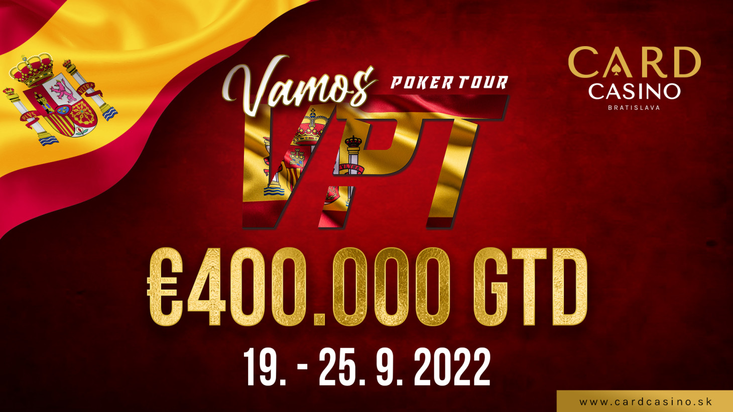 Dnes štartuje Main Event VPT s garanciou 200.000€ GTD
