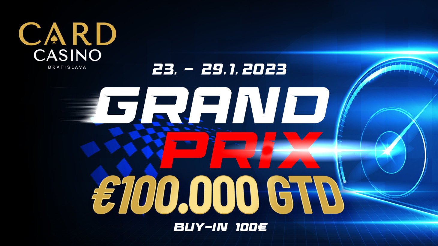 Záver januára 2023 sa rozohrá v Carde ďalšie vydanie turnaja Grand Prix 100.000€