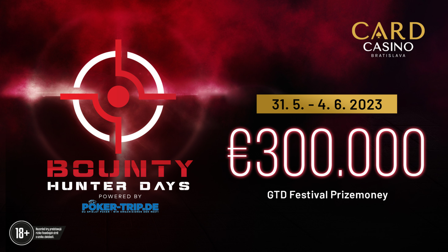 Pripravte sa na 'poľovačku'. Jún otvorí turnaj Bounty Hunter s 300.000€ GTD