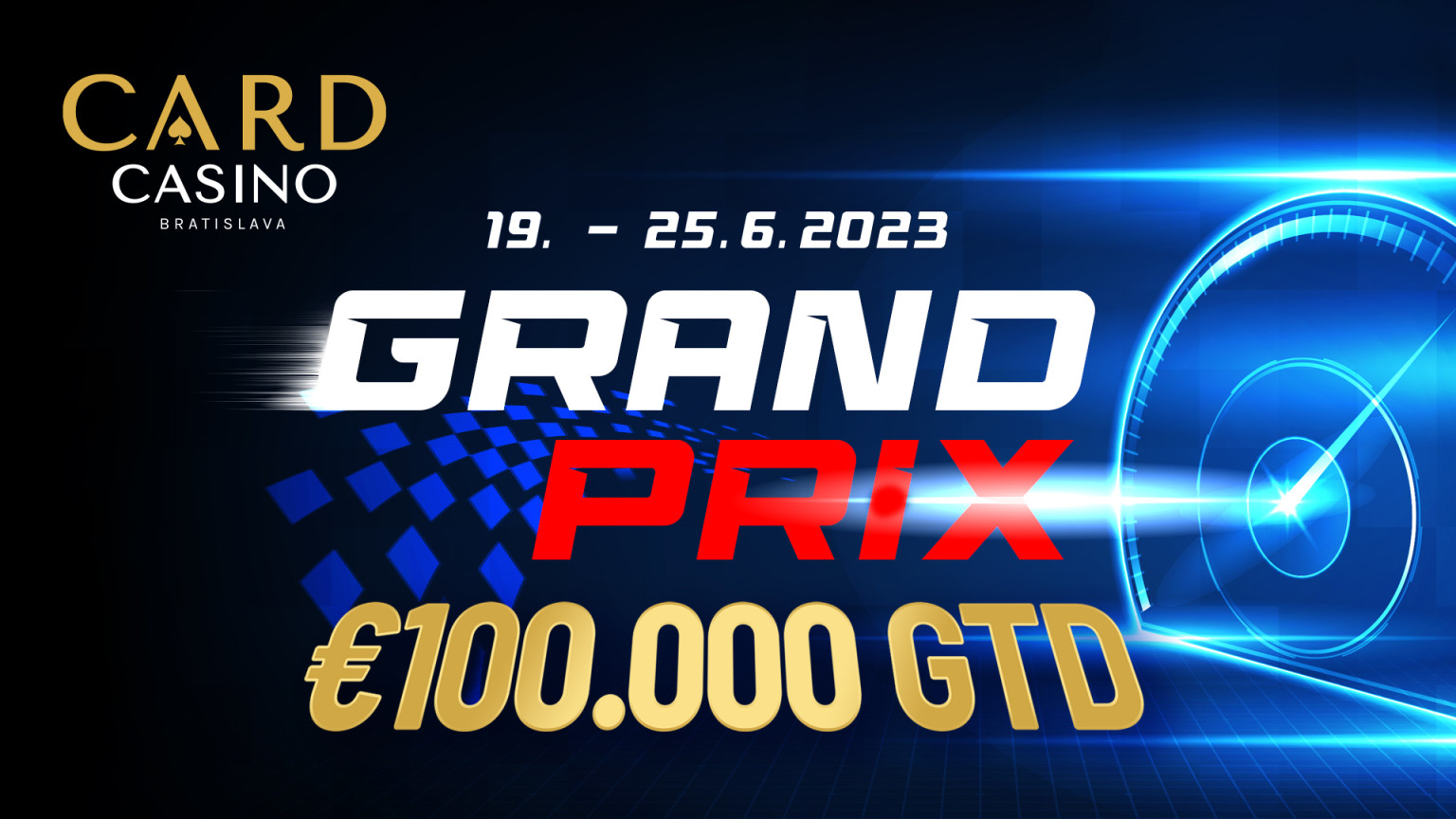 The end of June brings the €100,000 GTD Grand Prix back to Card Casino