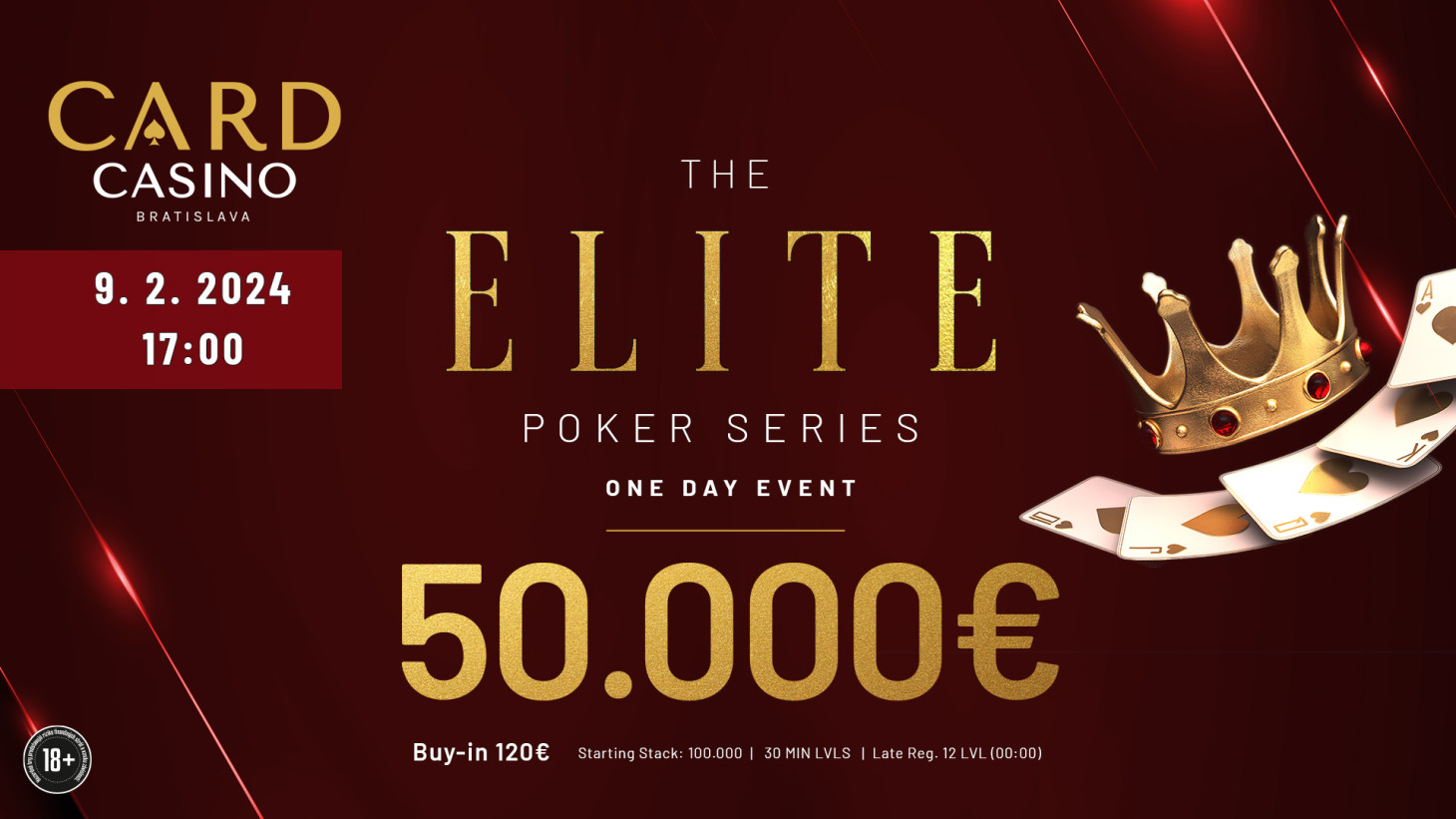 Satellity na CZ-SK Poker Tour, PLO a ďalší Elite 50.000€. Opäť je tu nabitý týždeň pokru