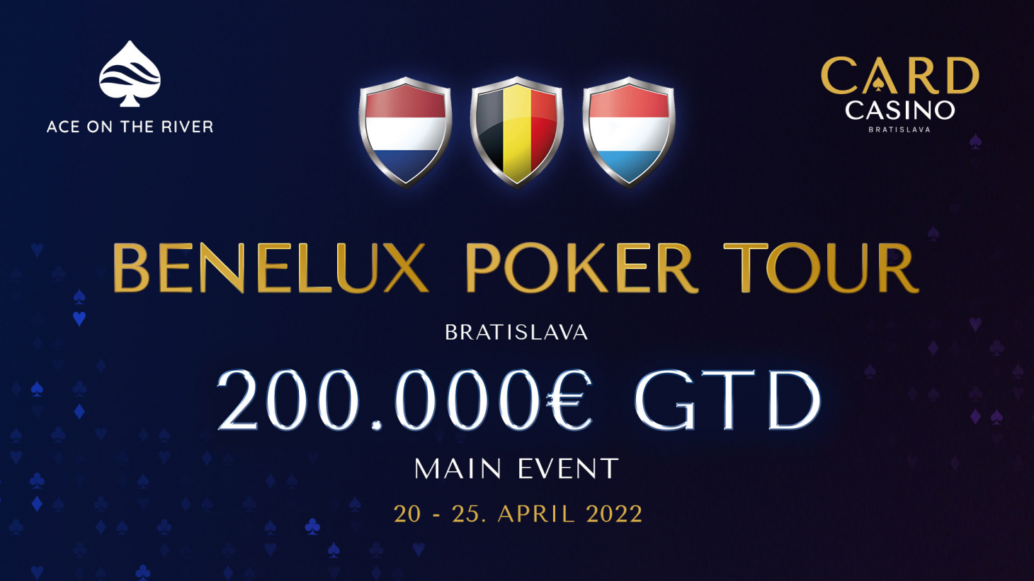 Card Casino Bratislava is inviting to Benelux Poker Tour with Main Event 200 000€ GTD