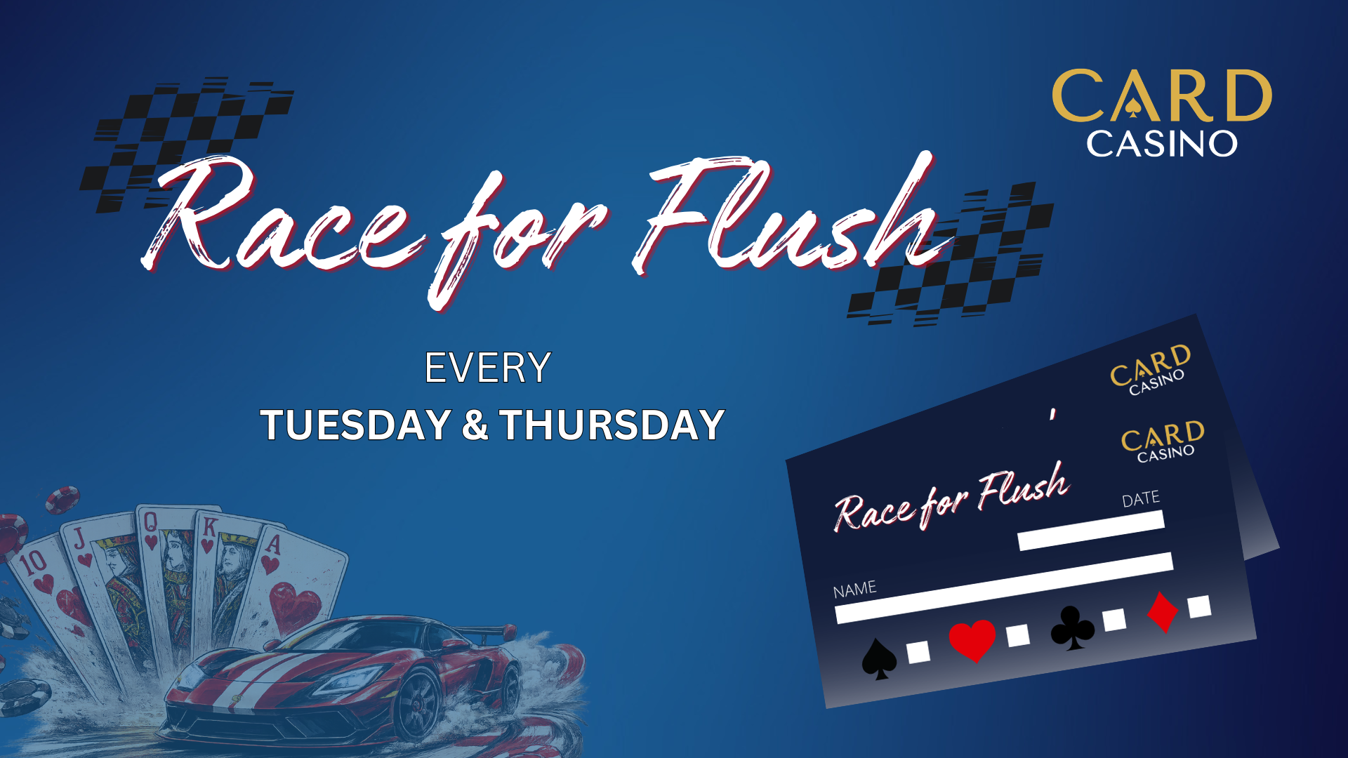 Vytvor na cash game štyrikrát FLUSH a získaj odmenu stovky eur!