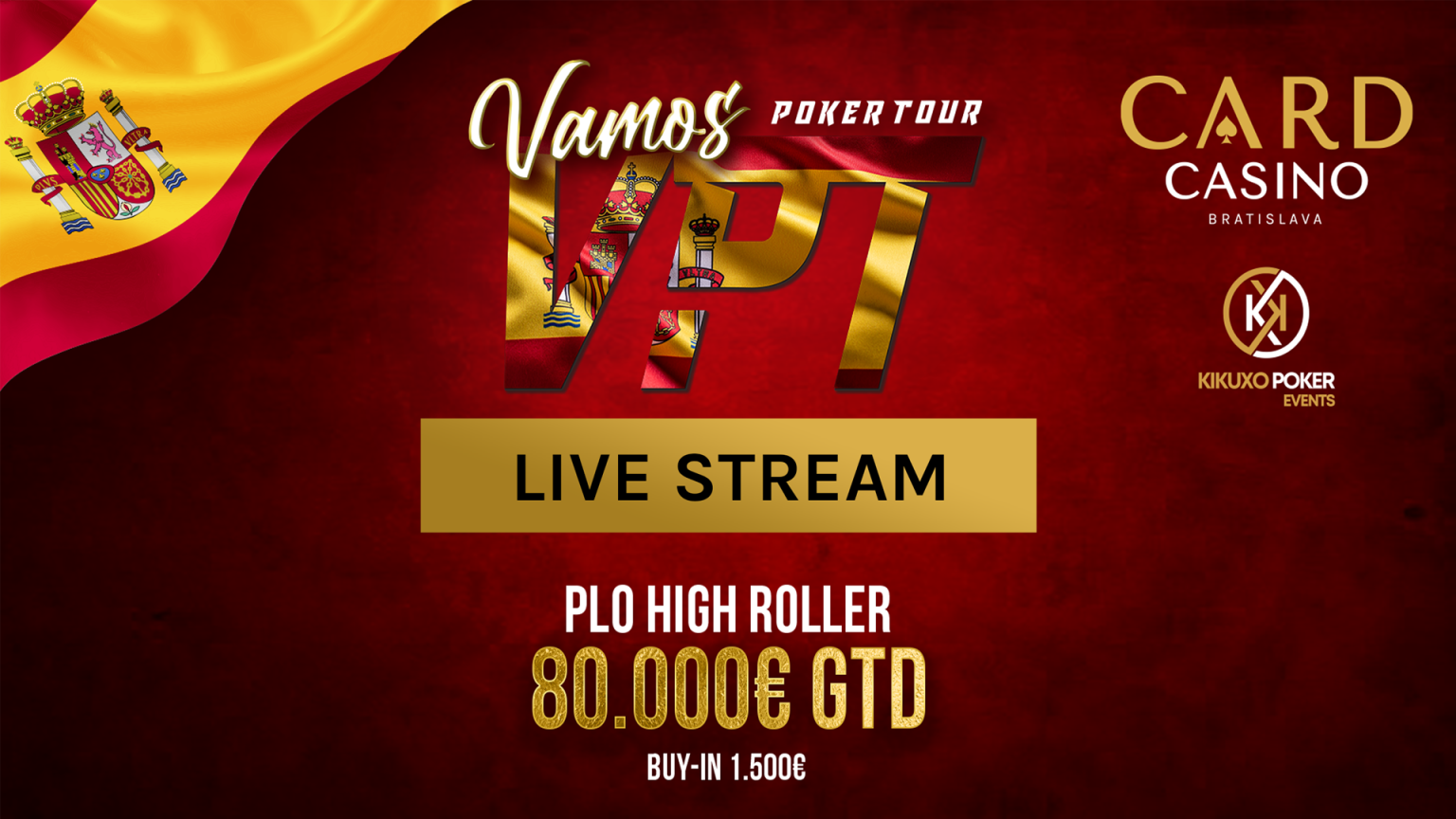 LIVE STREAM: VPT PLO High Roller 80.000€ GTD