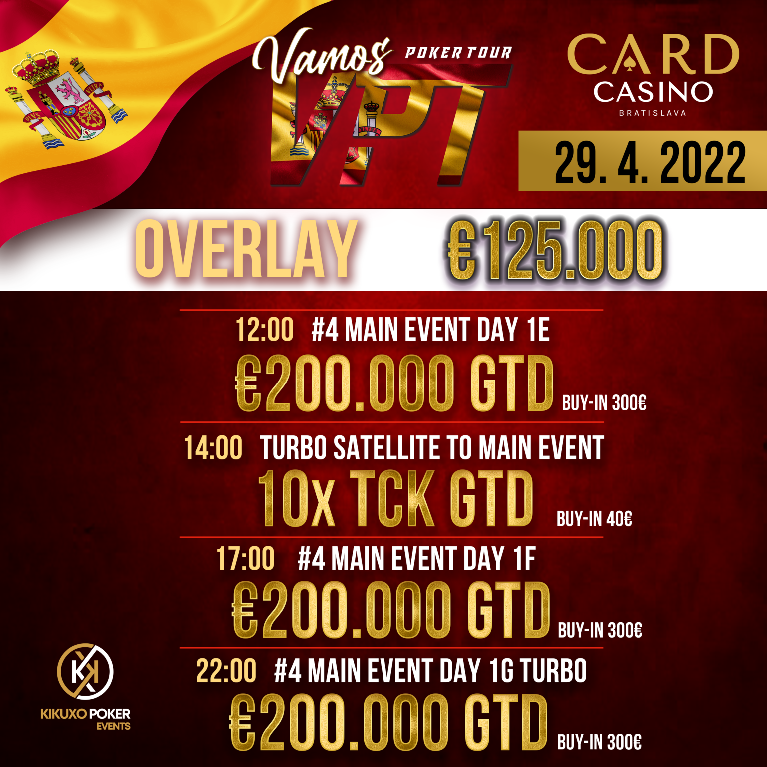 Spanish VPT tunes up for WPT Worlds in April with €350,000.