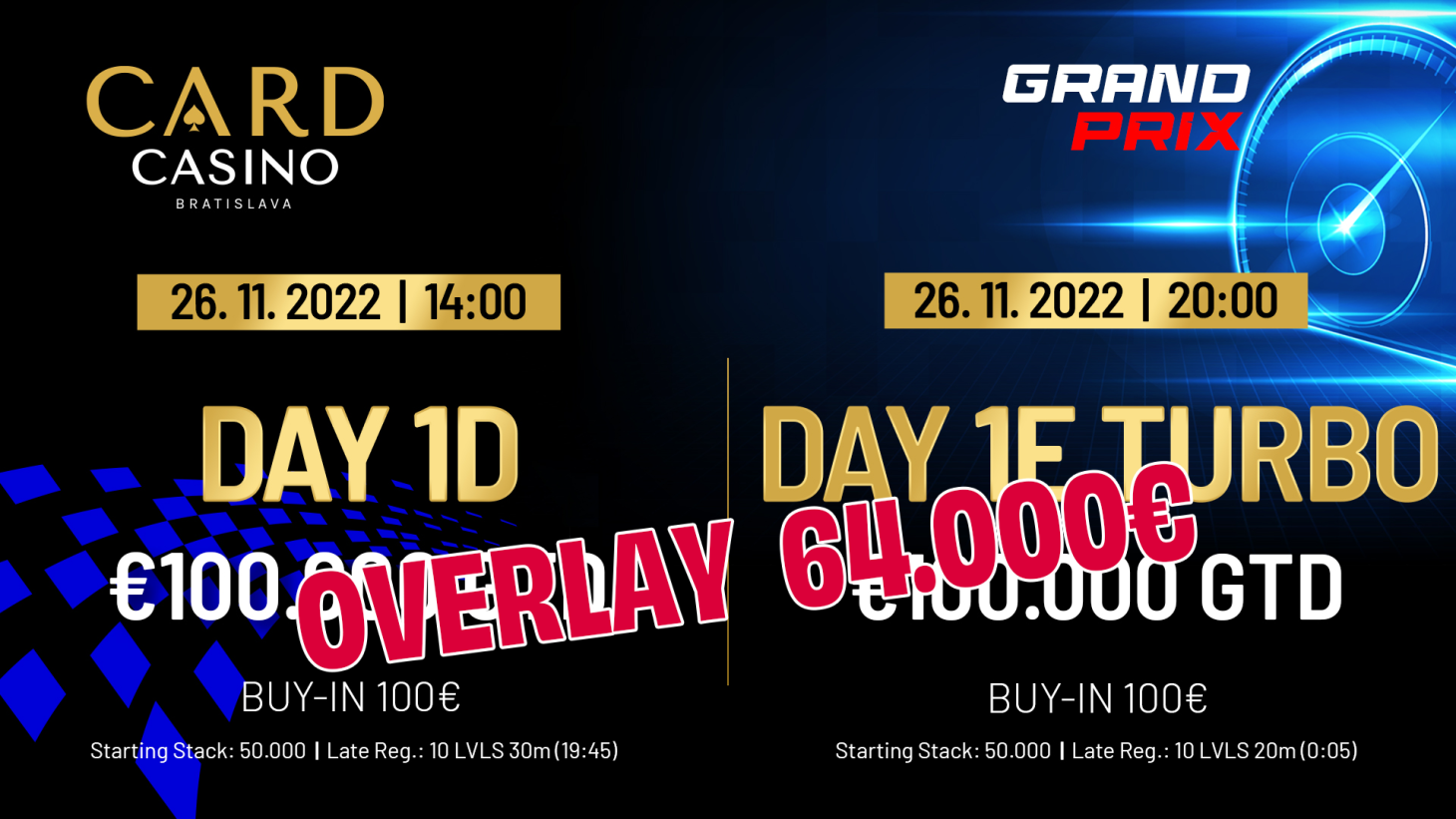 Je tu týždeň v znamení GRAND PRIX 100.000€ GTD. Hrá sa i High Roller