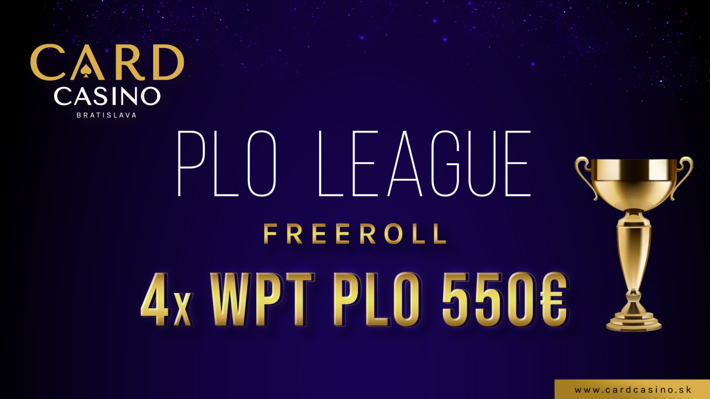Populárna PLO liga pokračuje. Hrá sa o 4 vstupenky na WPT!