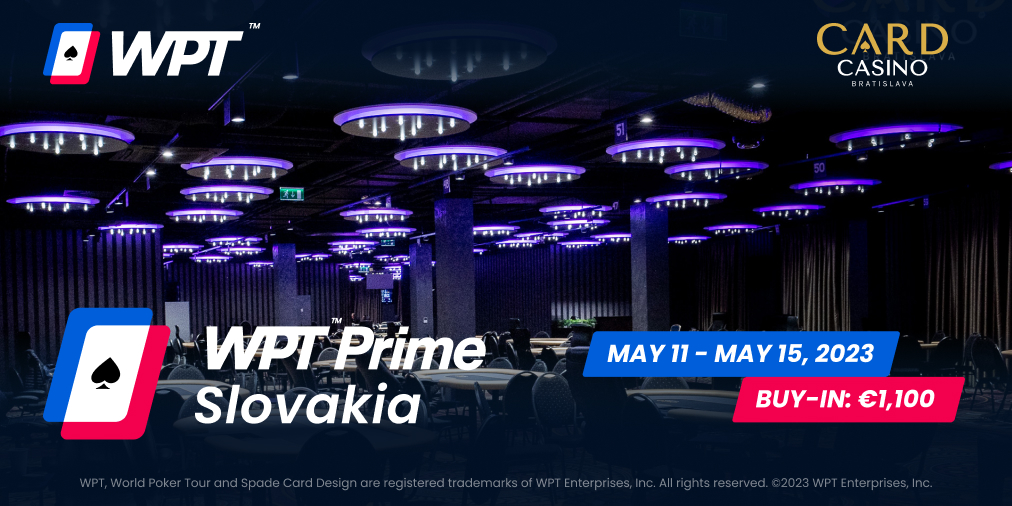 The Bratislava WPT schedule is known. World tournaments await the