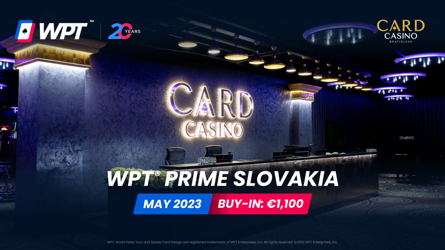 The Bratislava WPT schedule is known. World tournaments await the