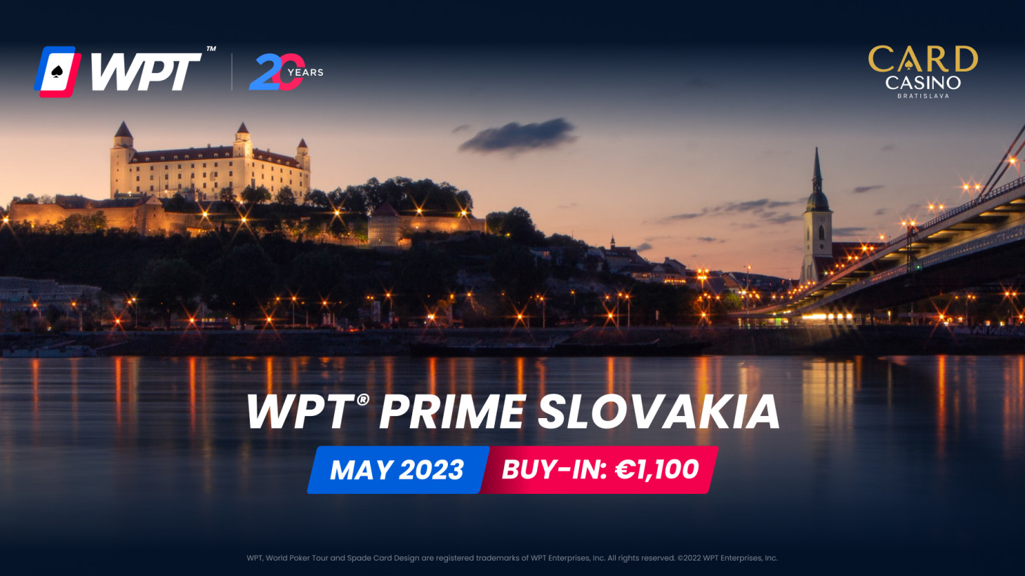 Poker bomb! Card Casino to Welcome the World Poker Tour® PRIME Slovakia Tournament in May 2023